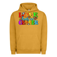 Pigment Peanut Butter love has no gender pride lgbtq Urban Hoodie - texasbilliewilder
