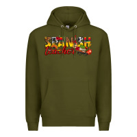 Army Green spanish teacher Premium Hoodie - texasbilliewilder