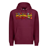 Burgundy spanish teacher Premium Hoodie - texasbilliewilder
