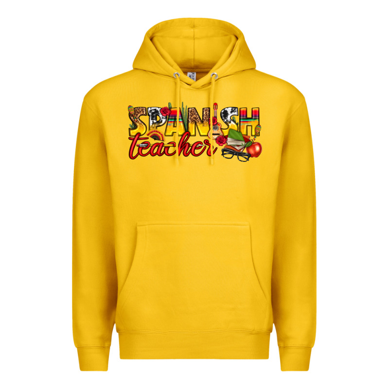Spanish Teacher Premium Hoodie by texasbilliewilder | Teevron