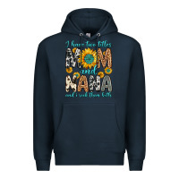 Navy i have two titles mom and nana and i rock them bot Premium Hoodie - Zillion Design Studio