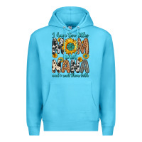 Ocean Blue i have two titles mom and nana and i rock them bot Premium Hoodie - Zillion Design Studio
