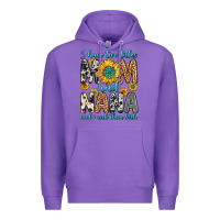 Purple i have two titles mom and nana and i rock them bot Premium Hoodie - Zillion Design Studio
