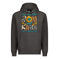 Smoke i have two titles mom and nana and i rock them bot Premium Hoodie - Zillion Design Studio
