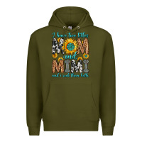 Army Green i have two titles mom and mimi and i rock them bot Premium Hoodie - Zillion Design Studio