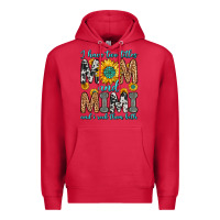 Cardinal i have two titles mom and mimi and i rock them bot Premium Hoodie - Zillion Design Studio