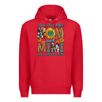 Red i have two titles mom and mimi and i rock them bot Premium Hoodie - Zillion Design Studio