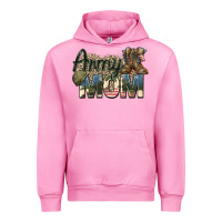 Fuchsia Pink army mom Urban Hoodie - Zillion Design Studio