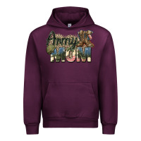 Mauve Wine army mom Urban Hoodie - Zillion Design Studio