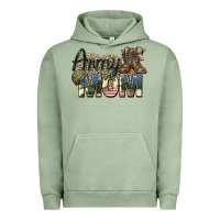 Pigment Oil Green army mom Urban Hoodie - Zillion Design Studio