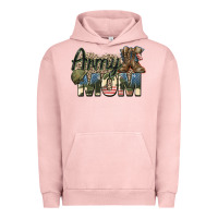 Pigment Salmon army mom Urban Hoodie - Zillion Design Studio
