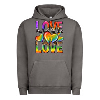 Pigment Tornado love is love with hearts Urban Hoodie - texasbilliewilder