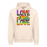 Sandshell love is love with hearts Urban Hoodie - texasbilliewilder