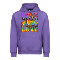 Tulip love is love with hearts Urban Hoodie - texasbilliewilder