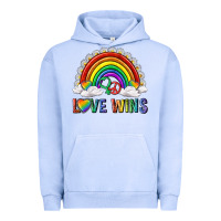 Pigment Grape Ice love wins with daisy and heart Urban Hoodie - texasbilliewilder