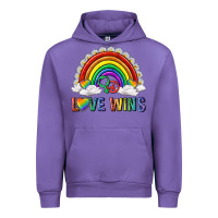 Tulip love wins with daisy and heart Urban Hoodie - texasbilliewilder