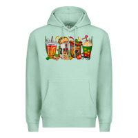 Seafoam spanish teacher coffee cups Premium Hoodie - texasbilliewilder