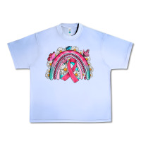Grape Ice Breast Cancer Rainbow Urban Heavy Tee - Artiststas