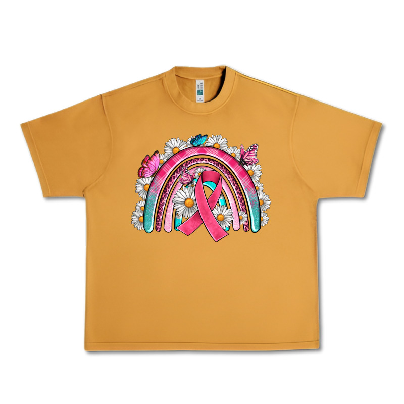 Breast Cancer Rainbow Urban Heavy Tee by Artiststas | Teevron
