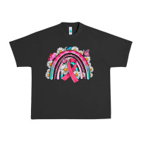 Pigment Black Breast Cancer Rainbow Urban Heavy Tee - Artiststas