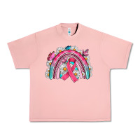 Salmon Breast Cancer Rainbow Urban Heavy Tee - Artiststas