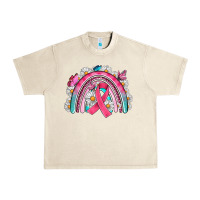 Sandshell Breast Cancer Rainbow Urban Heavy Tee - Artiststas