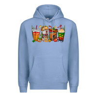 Colony Blue spanish teacher coffee cups Premium Hoodie - texasbilliewilder