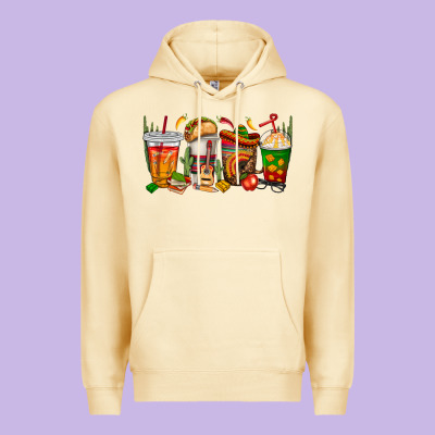 Spanish Teacher Coffee Cups Premium Hoodie Designed By Texasbilliewilder