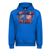 Cobalt American mom Urban Hoodie - Zillion Design Studio