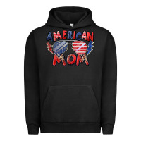 Pigment Black American mom Urban Hoodie - Zillion Design Studio