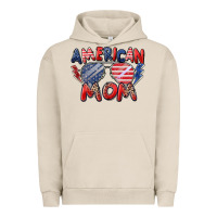 Pigment French Oak American mom Urban Hoodie - Zillion Design Studio