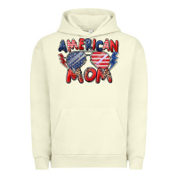 Pigment Pistachio American mom Urban Hoodie - Zillion Design Studio