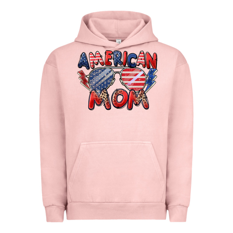 American Mom Urban Hoodie by Zillion Design Studio | Teevron