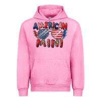 Fuchsia Pink American mini Urban Hoodie - Zillion Design Studio