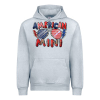 Heather Grey American mini Urban Hoodie - Zillion Design Studio
