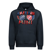 Navy American mini Urban Hoodie - Zillion Design Studio