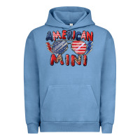 Pigment Pebble Blue American mini Urban Hoodie - Zillion Design Studio