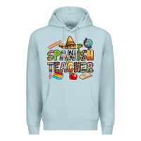 Blue Mist spanish teacher Premium Hoodie - texasbilliewilder
