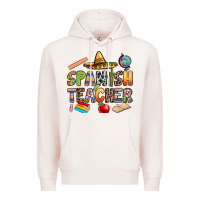 Pale Pink spanish teacher Premium Hoodie - texasbilliewilder