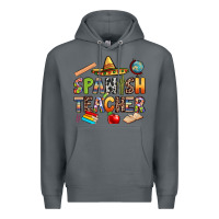 Rock spanish teacher Premium Hoodie - texasbilliewilder