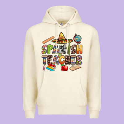 Spanish Teacher Premium Hoodie Designed By Texasbilliewilder