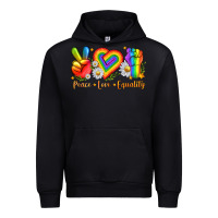Foreset Green peace love equality Urban Hoodie - texasbilliewilder