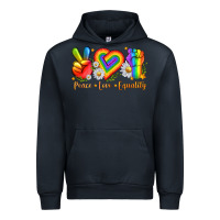 Navy peace love equality Urban Hoodie - texasbilliewilder