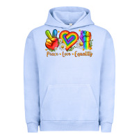 Pigment Grape Ice peace love equality Urban Hoodie - texasbilliewilder