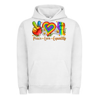 Pigment Lunar Rock peace love equality Urban Hoodie - texasbilliewilder