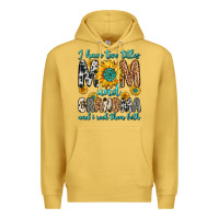 Antique Gold i have two titles mom and grandma and i rock them Premium Hoodie - Zillion Design Studio