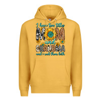 Mustard i have two titles mom and grandma and i rock them Premium Hoodie - Zillion Design Studio