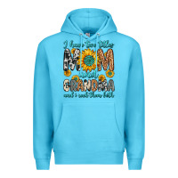 I Have Two Titles Mom And Grandma And I Rock Them Premium Hoodie | Teevron