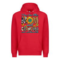 Red i have two titles mom and grandma and i rock them Premium Hoodie - Zillion Design Studio