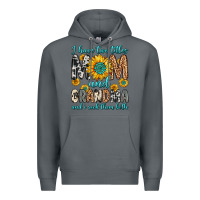 Rock i have two titles mom and grandma and i rock them Premium Hoodie - Zillion Design Studio